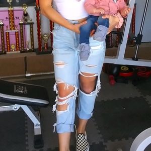 American eagle mom jeans